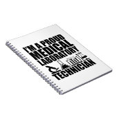 Medisch lab tech grappige laboratorium technicus notitieboek (Rechterzijde)