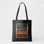 Medisch Lab Tech vintage retro Tote Bag (Voorkant)