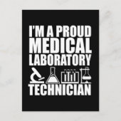 Medisch lab technicus laboratorium technicus briefkaart (Voorkant)