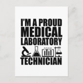 Medisch lab technicus laboratorium technicus briefkaart (Voorkant)