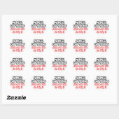 Medisch lab testen... alle coole Kinderen Ronde Sticker (Vel)