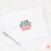 Medisch lab testen... alle coole Kinderen Ronde Sticker (Envelop)