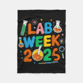 Medisch Lab Wetenschapper Retro Lab Week 2025 Phle Fleece Deken (Voorkant)