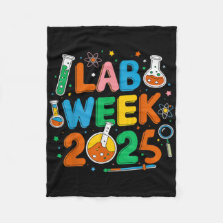Medisch Lab Wetenschapper Retro Lab Week 2025 Phle Fleece Deken