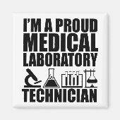 Medisch laboratorium tech laboratoriumtechnicus magneet (Voorkant)