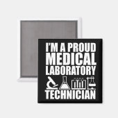 Medisch laboratorium tech laboratoriumtechnicus magneet (Voorkant / Achterkant)