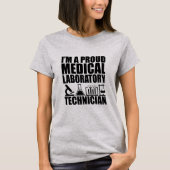 Medisch laboratorium tech laboratoriumtechnicus t-shirt (Voorkant)