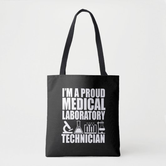Medisch laboratorium tech laboratoriumtechnicus tote bag (Voorkant)