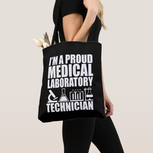 Medisch laboratorium tech laboratoriumtechnicus tote bag (Dichtbij)