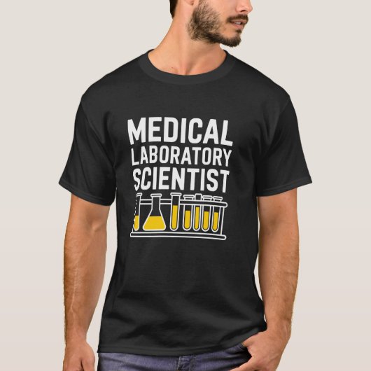 Medisch Laboratorium Wetenschapper, Labtechnicus L T-shirt (Voorkant)