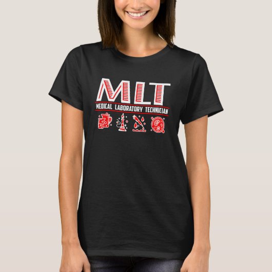 Medisch Laboratoriumtechnicus Houdt van Wetenschap T-shirt (Voorkant)