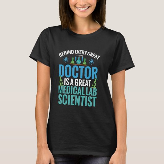 Medisch Laboratoriumtechnicus Wetenschappelijk Lab T-shirt (Voorkant)