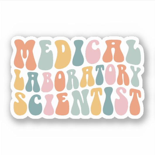 Medisch Laboratoriumwetenschapper Medisch Laborato Sticker (Voorkant)