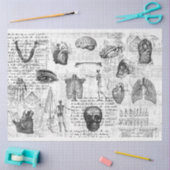  medisch lichaam Gothic B&W-weefselpapier Tissuepapier (Craft)