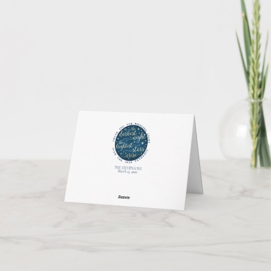 Medisch | Licht in Darkness Script Bedankkaart (Achterkant)