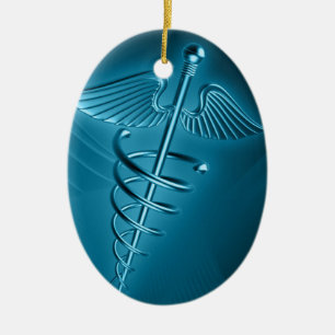 Medisch Logo kerstfeest Keramisch Ornament