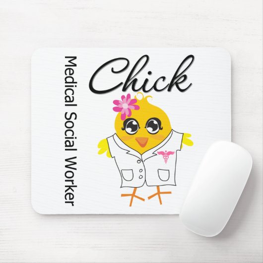 Medisch maatschappelijk werker Chick Muismat (Met muis)