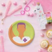 Medisch Man Papieren Bordje (Feest)