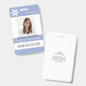 Medisch Medewerker HOME GEZONDHEID AIDE of ander b Badge (Voor- en achterkant)