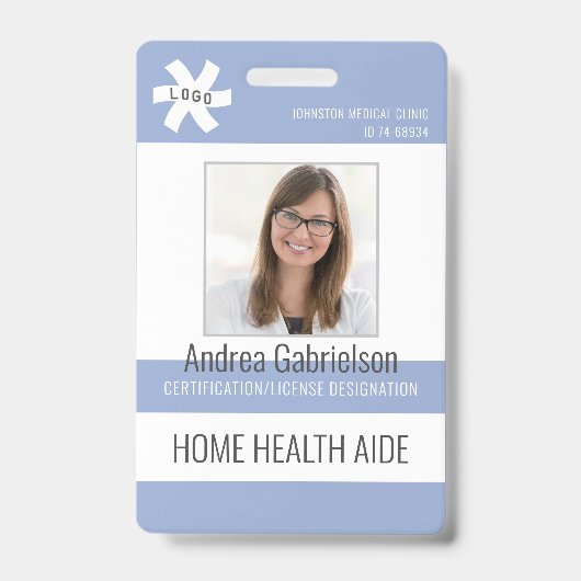 Medisch Medewerker HOME GEZONDHEID AIDE of ander b Badge (Voorzijde)