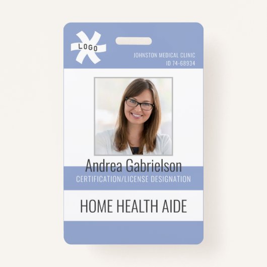 Medisch Medewerker HOME GEZONDHEID AIDE of ander b Badge (Voorkant)