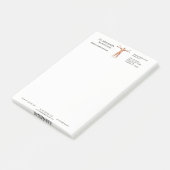 Medisch menselijk lichaam skeletspieren Post-it® n Notes (Schuin)