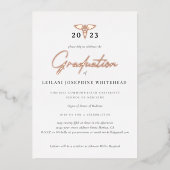 Medisch modern Afstuderen Folie Uitnodiging (Voorkant)