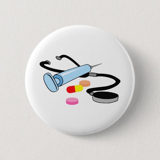 MEDISCH MONTAGE RONDE BUTTON 5,7 CM (Voorkant)