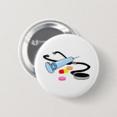 MEDISCH MONTAGE RONDE BUTTON 5,7 CM (Voorkant /achterkant)