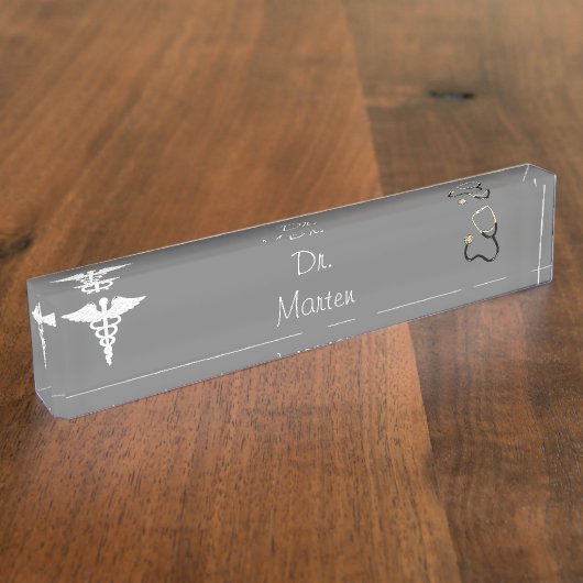 Medisch Naambordje (Zijkant)