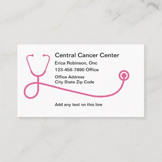 Medisch Oncoloog Kankerarts Visitekaartje (Voorkant)