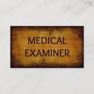 Medisch onderzoeker Antiek Visitekaartje
