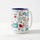 Medisch Ontwerp Keramische Mok (Voorkant rechts)