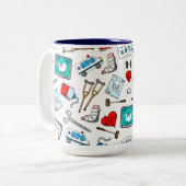 Medisch Ontwerp Keramische Mok (Voorkant links)