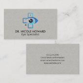 Medisch Oog Logo | Optometrist  Visitekaartje (Voorkant / Achterkant)