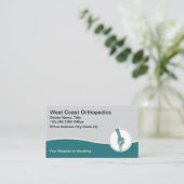 Medisch Orthopedisch Dokter Visitekaartjes (Staand voorkant)