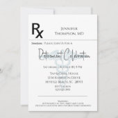 Medisch pensioen Voorschrift Pad uitnodiging (Voorkant)