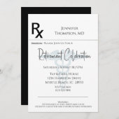 Medisch pensioen Voorschrift Pad uitnodiging (Voorkant / Achterkant)