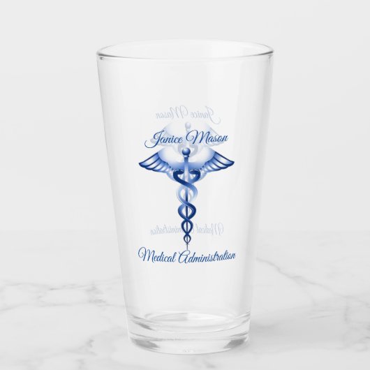 Medisch personaliseren glas (Voorkant)