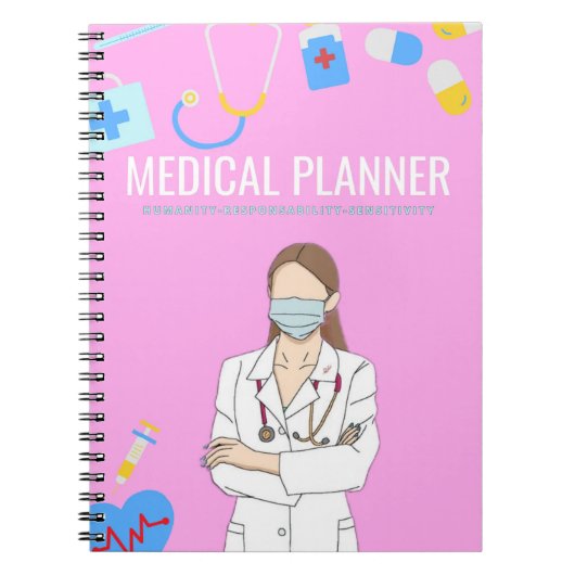 Medisch Planner | Dagelijkse planning Notitieboek (Voorkant)
