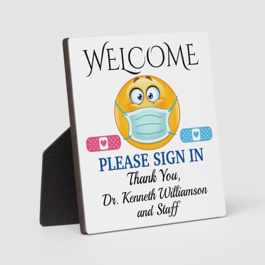 Medisch Plaque Fotoplaat (Voorkant)