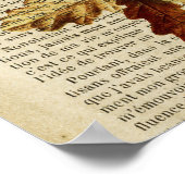 medisch poster voor de anatomie van de hersenen (Hoek)