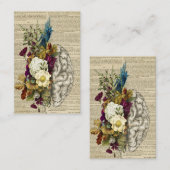 medisch poster voor de anatomie van de hersenen afsprakenkaartje (Voorkant / Achterkant)