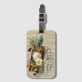 medisch poster voor de anatomie van de hersenen bagagelabel (Voorkant (verticaal))