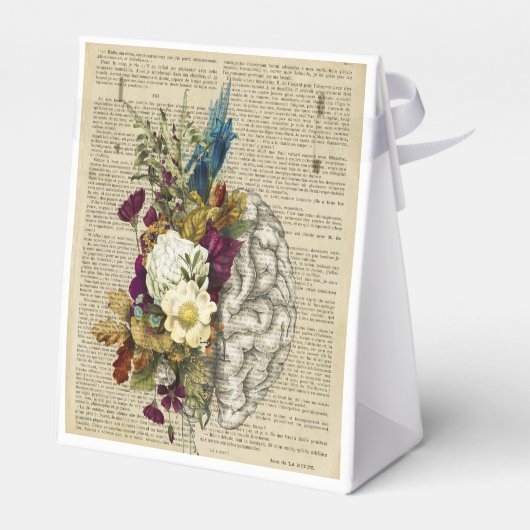 medisch poster voor de anatomie van de hersenen bedankdoosjes (Achterkant)