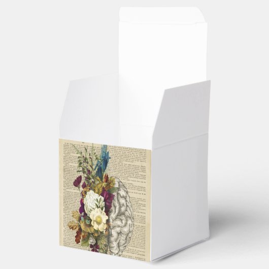 medisch poster voor de anatomie van de hersenen bedankdoosjes (Geopend)