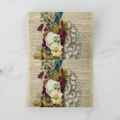 medisch poster voor de anatomie van de hersenen bedankkaart (Binnen)