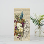 medisch poster voor de anatomie van de hersenen bedankkaart (Staand voorkant)