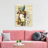 medisch poster voor de anatomie van de hersenen canvas afdruk (Insitu (Woonkamer))