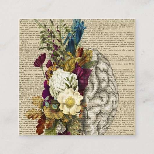 medisch poster voor de anatomie van de hersenen kortingskaartje (Voorkant)